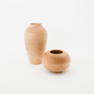 Classic Wooden Vase - Tall