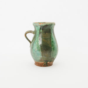 Vintage Handmade Green Vase