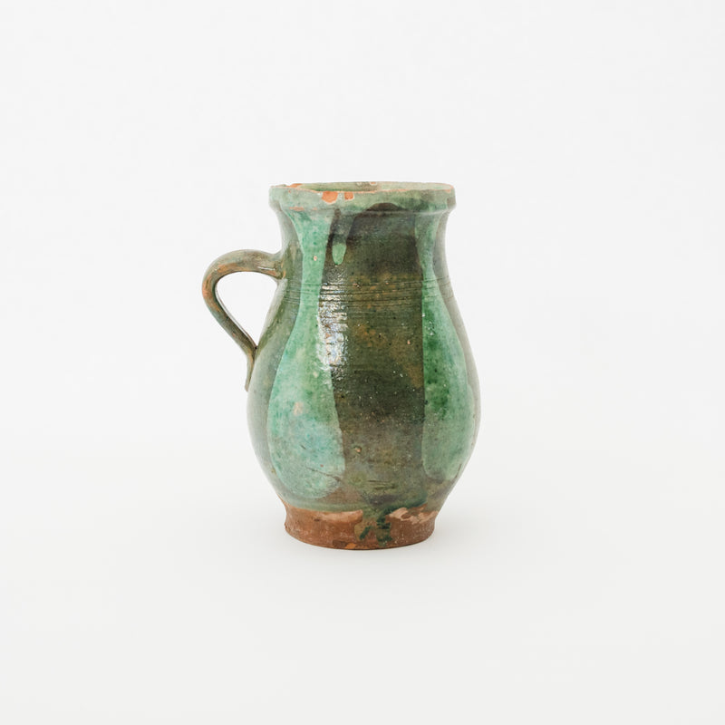 Vintage Handmade Green Vase