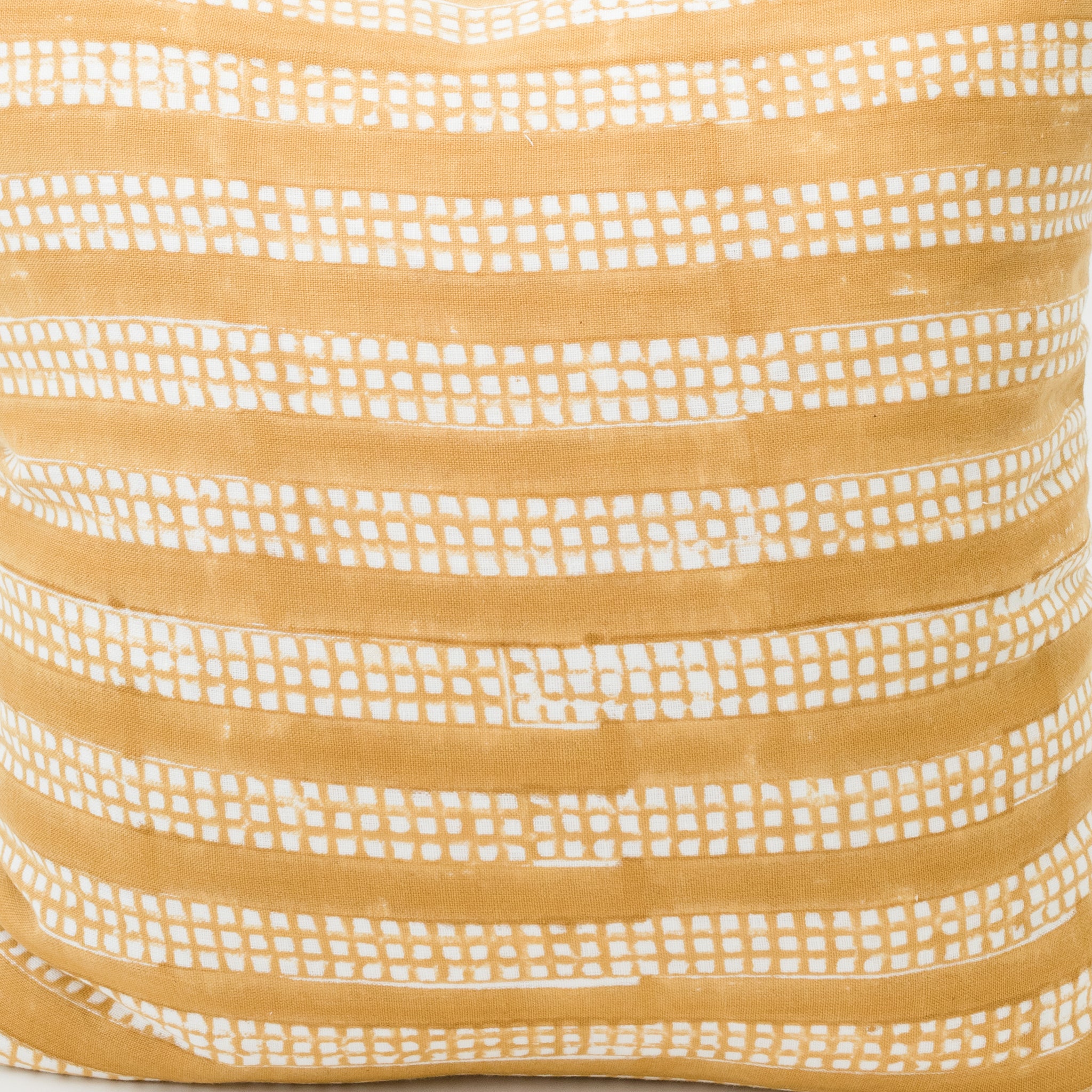 Yellow-Dotted Pillow Cover