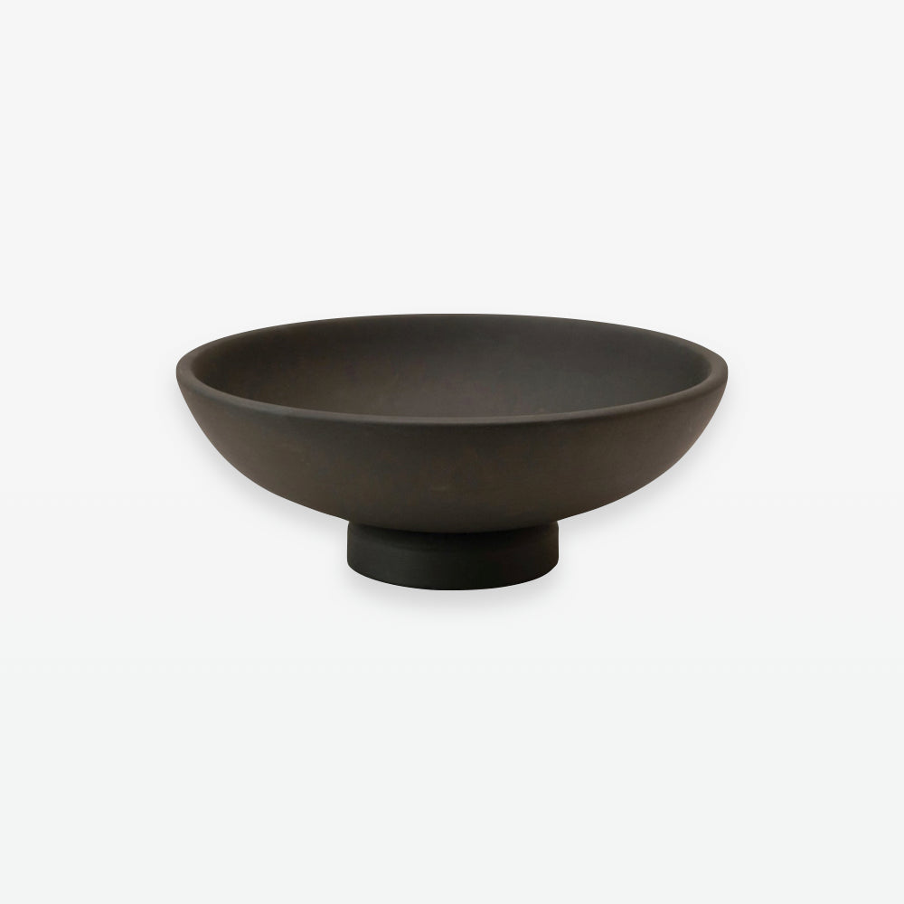 Modern Footed Wood Bowl